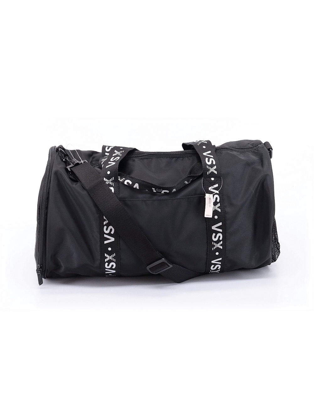 VSX Black Travel Duffel with Branded Webbing